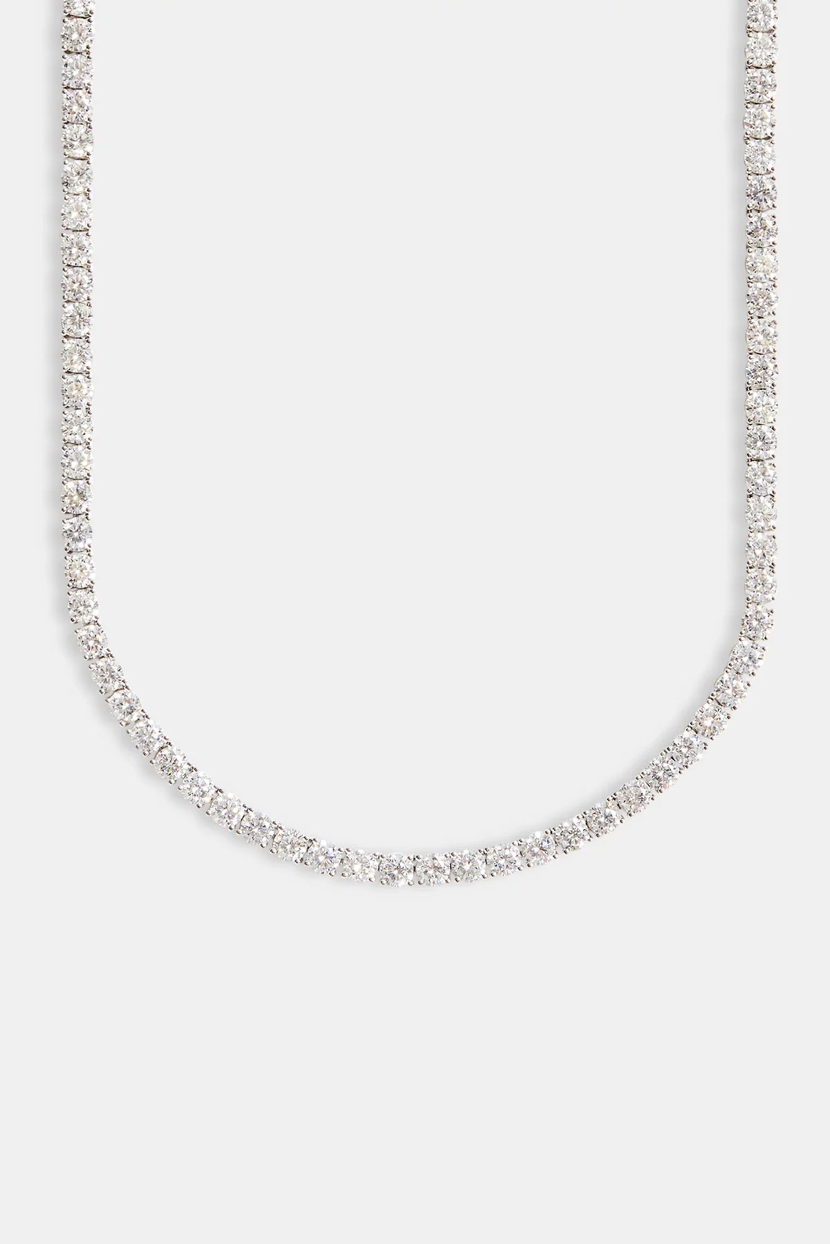 5MM TENNIS CHAIN - WHITE GOLD