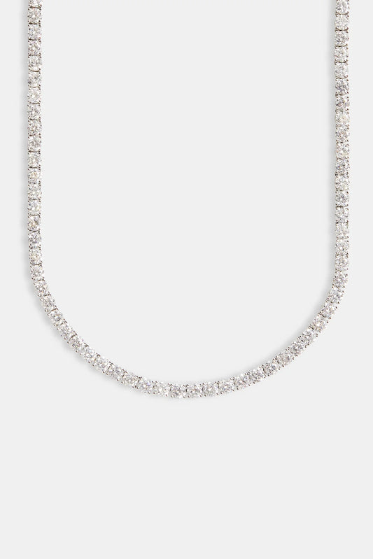 5MM TENNIS CHAIN - WHITE GOLD